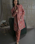 Red Teddy Beige - Jodhpur Suit Set