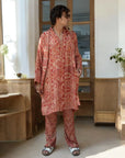 Red Teddy Beige - Robe Kaftan