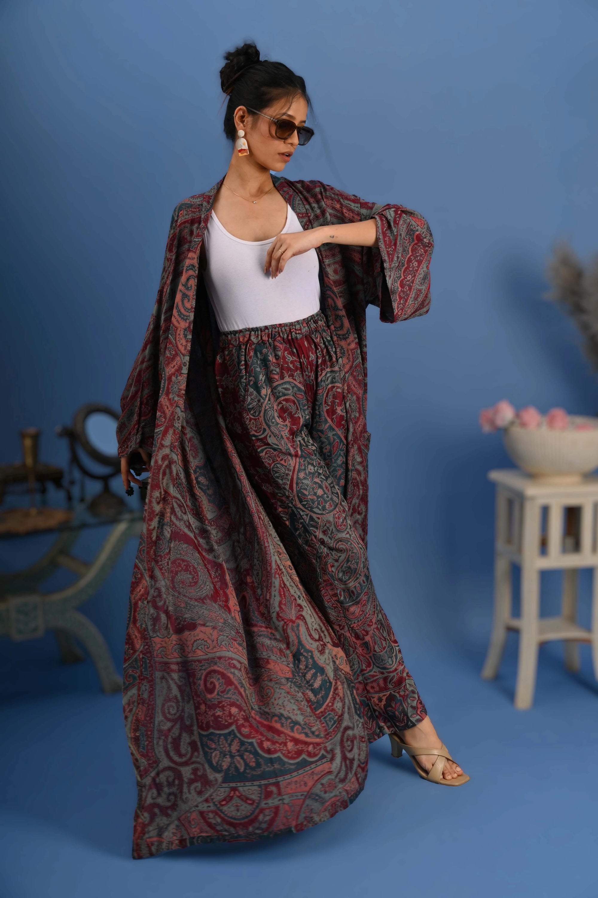 Wine Leaf - Robe Kaftan