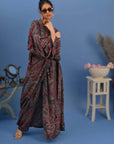 Wine Leaf - Robe Kaftan