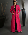 Rose Gold - Pink City Silk - Swing Coat Jacket