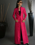 Rose Gold - Pink City Silk - Swing Coat Jacket