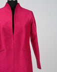 Rose Gold - Pink City Silk - Swing Coat Jacket