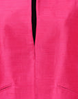 Rose Gold - Pink City Silk - Swing Coat Jacket