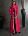 Rose Gold - Pink City Silk - Swing Coat Jacket