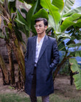 Black - Raat Black Silk - Blazer Coat Jacket