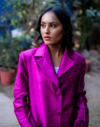 Pink - Rani Orchid Silk - Taylor Coat Jacket