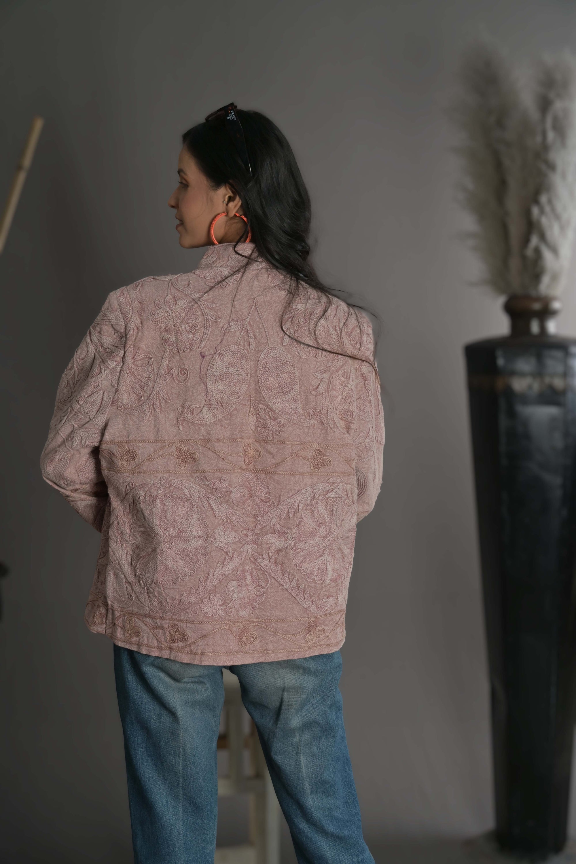 Crayola Pink - Suzani Quilt Jacket