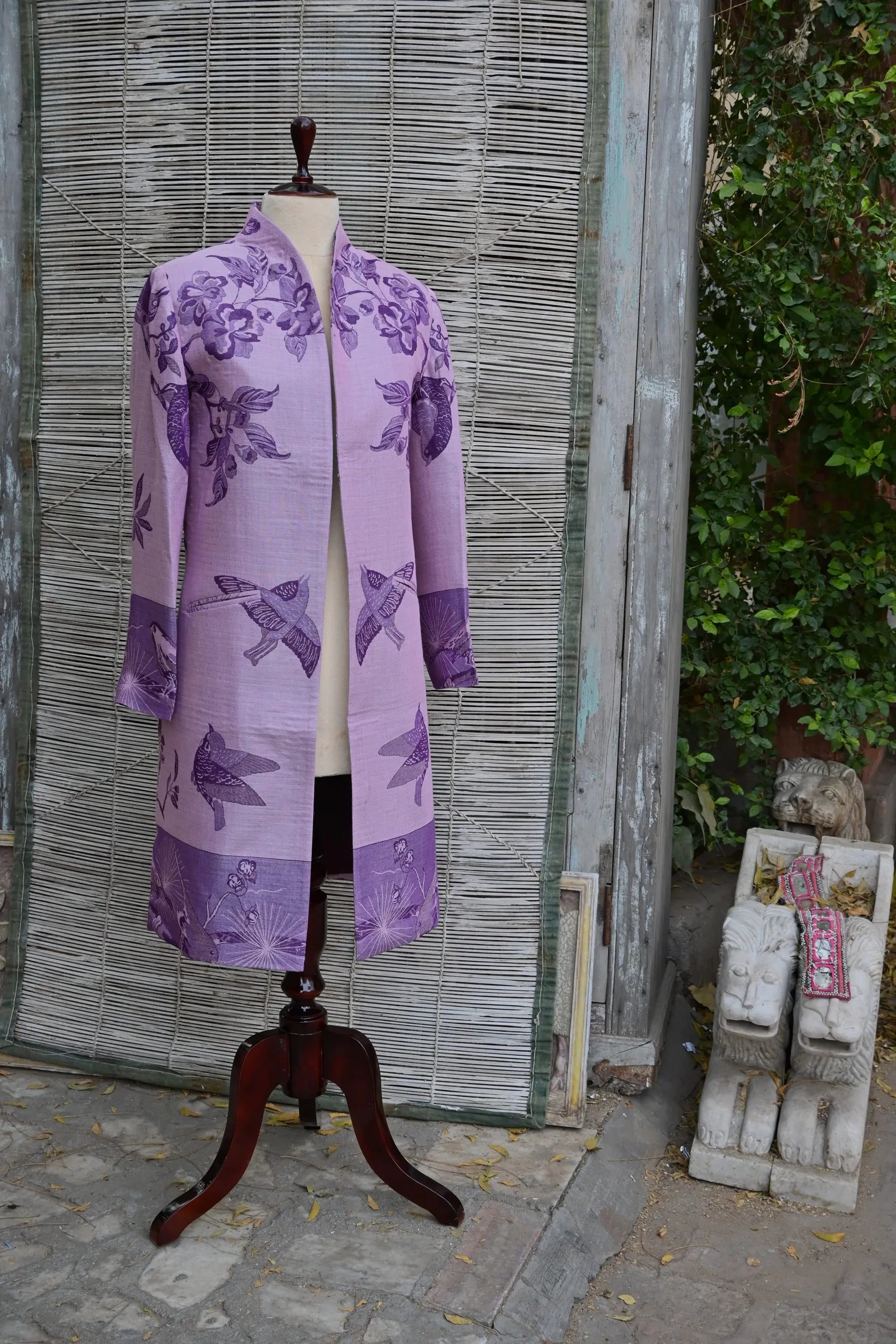 Blueberry Ice - Swing Coat Jacket