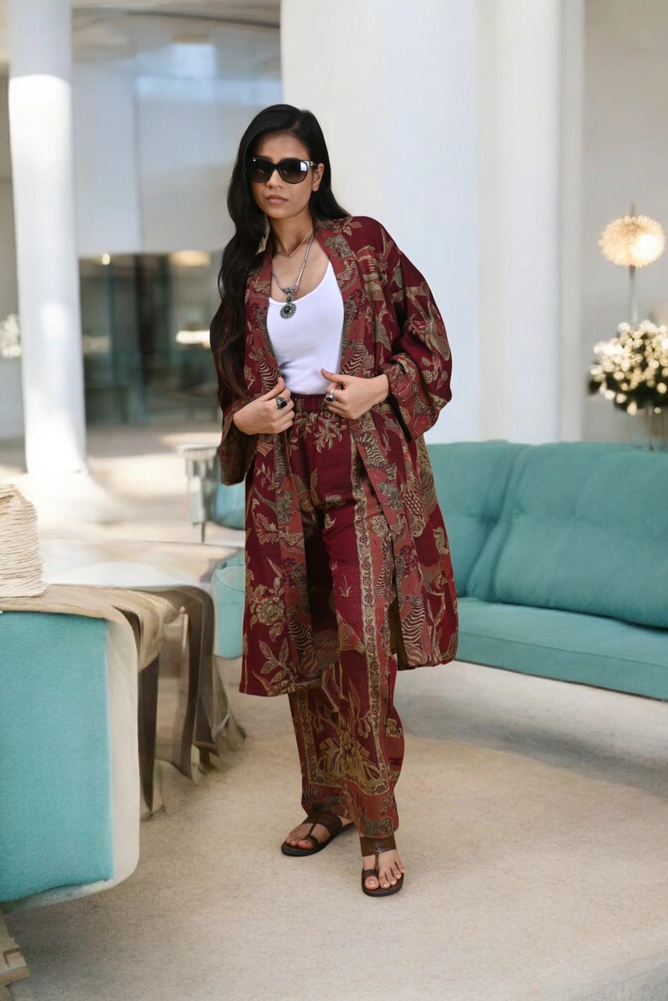 Brown Whisky - Robe Kaftan