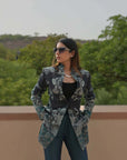 Deep Ocean - Jodhpur Suit Set