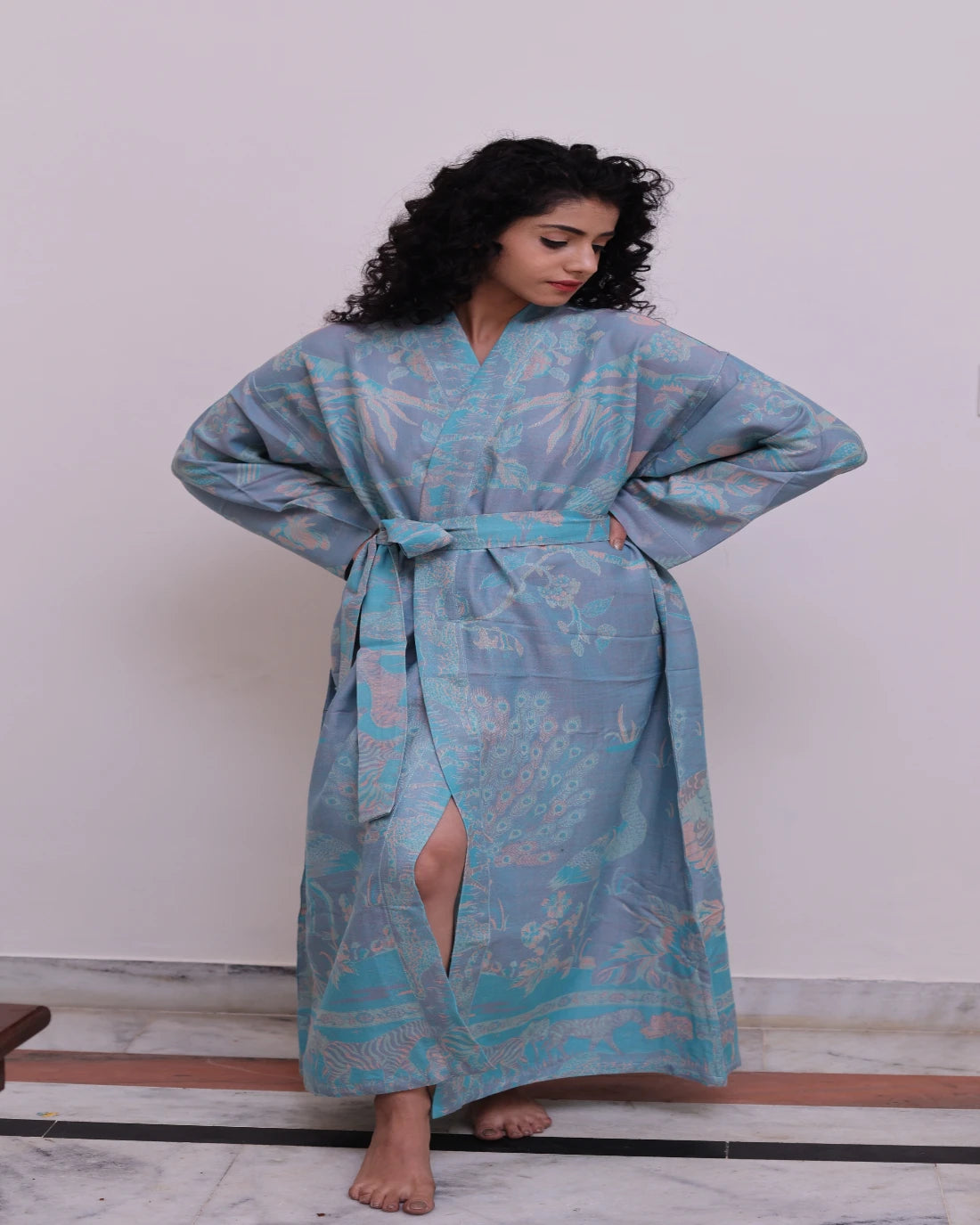 Easter Blue- Robe Kaftan