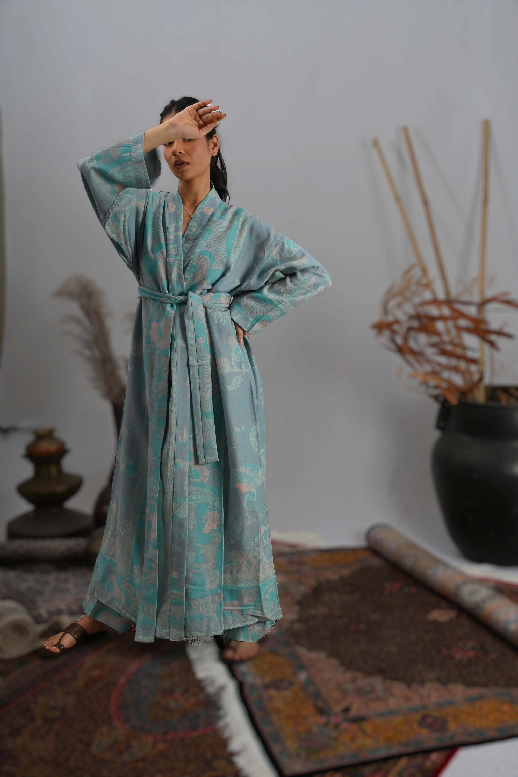 Easter Blue - Robe Kaftan