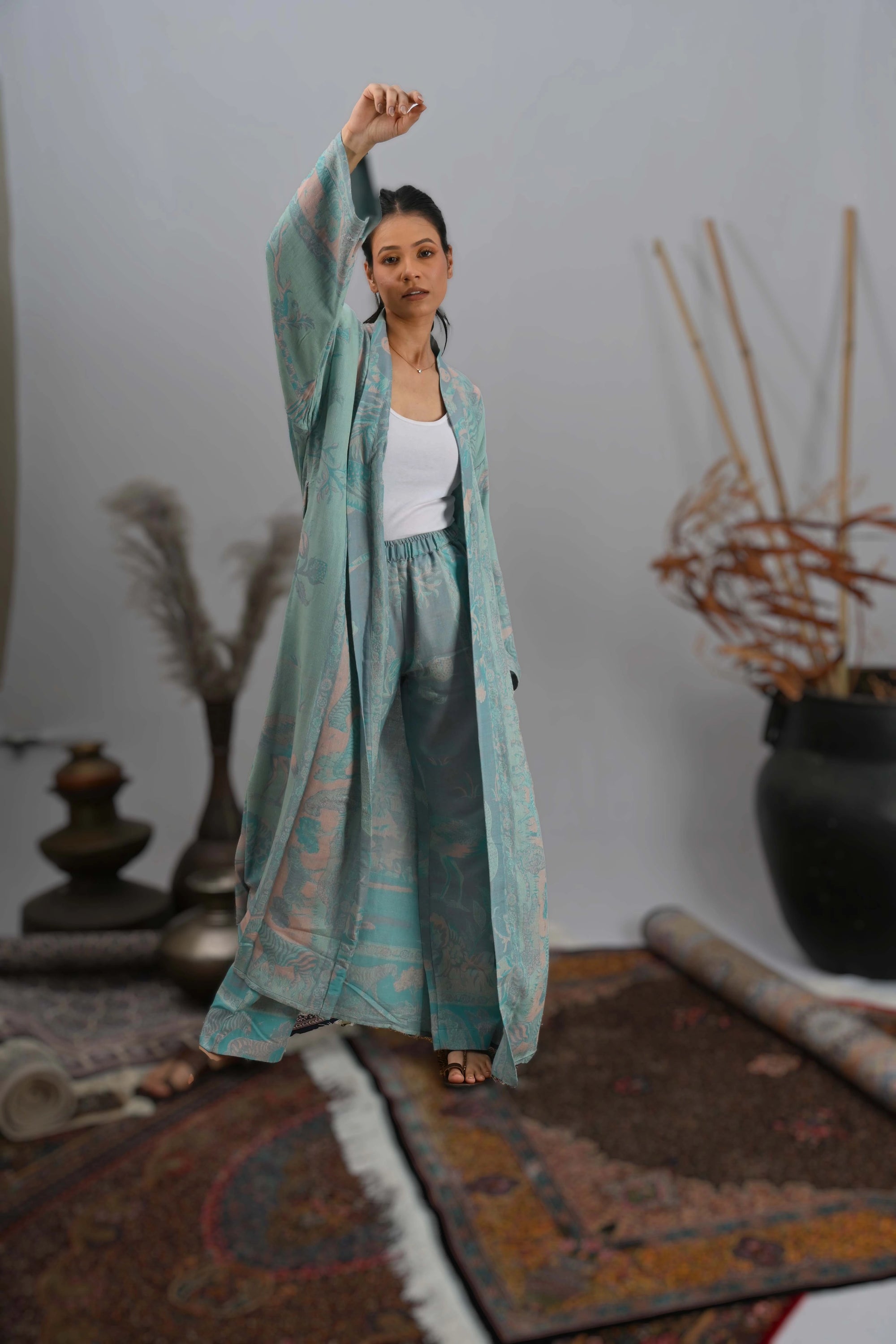 Easter Blue - Robe Kaftan