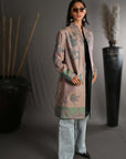 Fairy Green Pink - Swing Coat Jacket