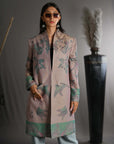 Fairy Green Pink - Swing Coat Jacket