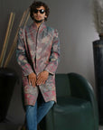 Fairy Green Pink - Swing Coat Jacket