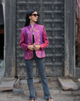 Grape Gold - Swing Coat Jacket