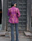 Grape Gold - Swing Coat Jacket