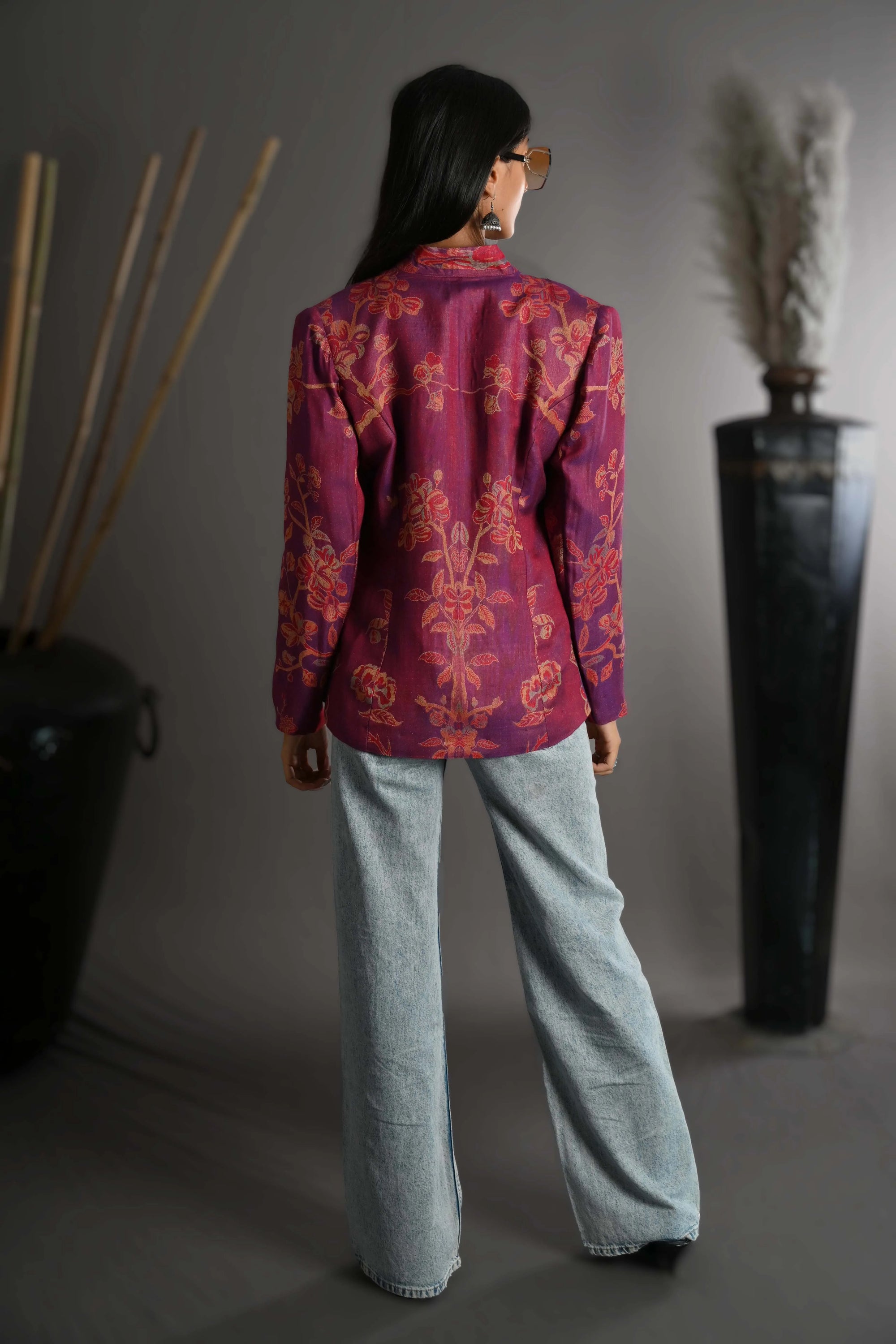 Grape Gold - Swing Coat Jacket