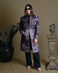 Grape- Swing Coat Jacket