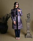 Grape- Swing Coat Jacket