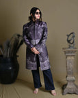 Grape- Swing Coat Jacket