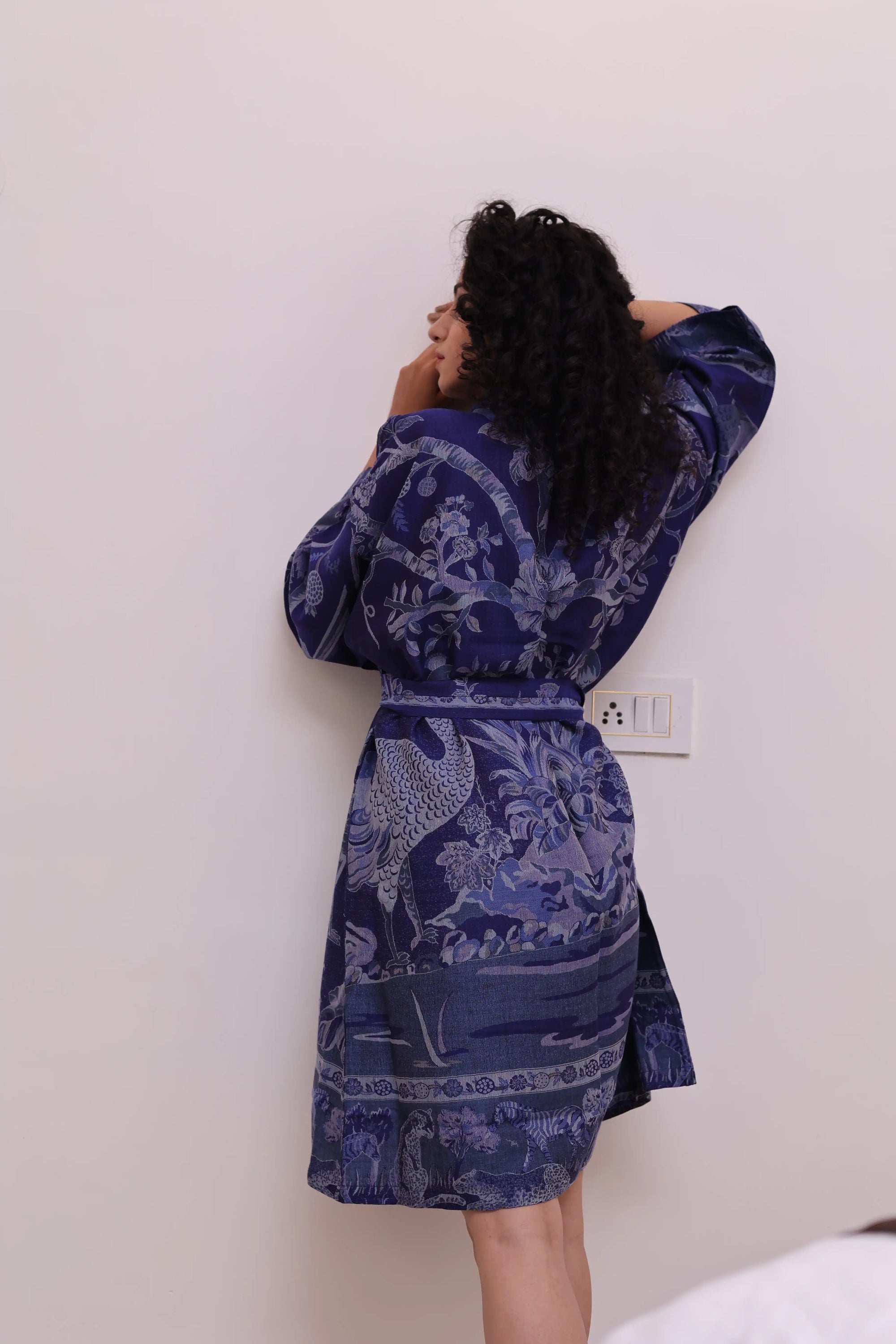 Ink Blue- Robe Kaftan