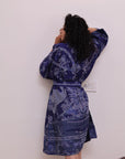 Ink Blue- Robe Kaftan