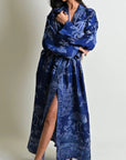 Ink Blue- Robe Kaftan