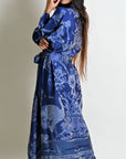 Ink Blue- Robe Kaftan