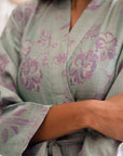 Lilac Mint - Robe Kaftan