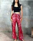 'Lilac Red' - Tree of Life Pants