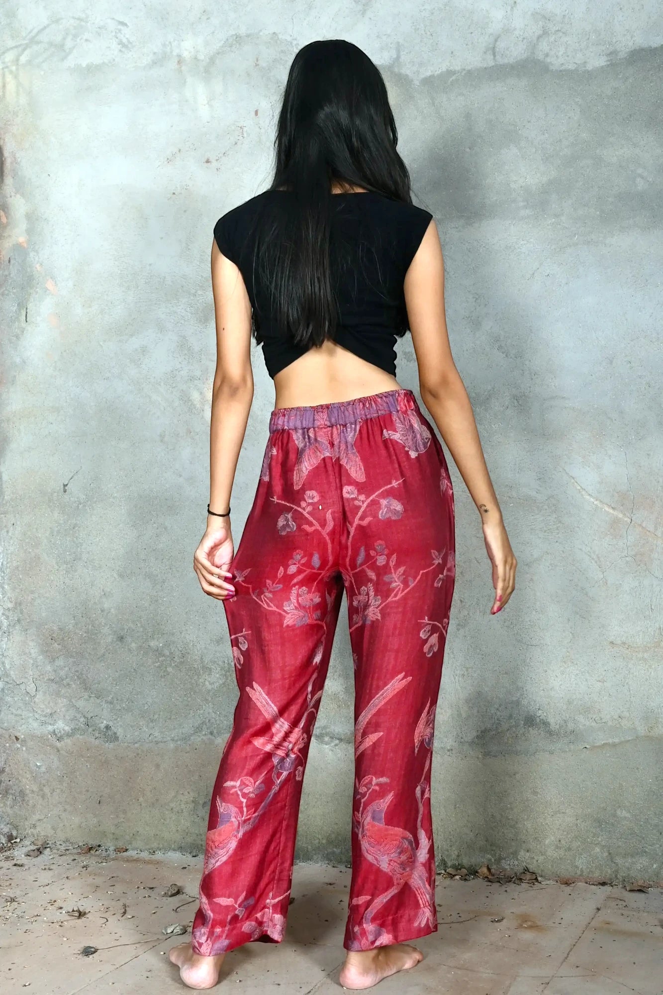 &#39;Lilac Red&#39; - Tree of Life Pants