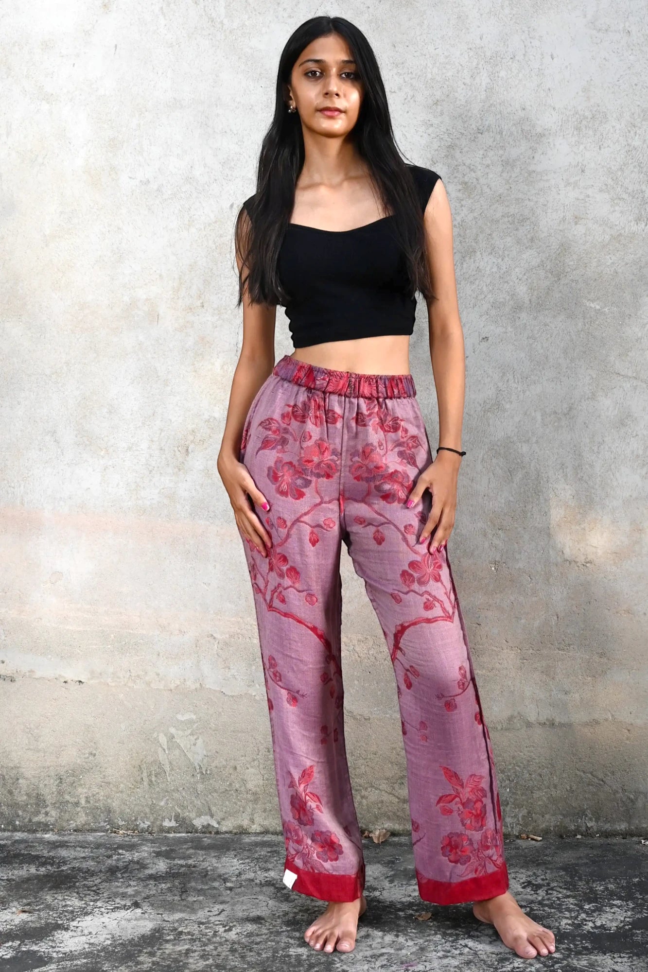 &#39;Lilac Red&#39; - Tree of Life Pants