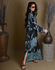 Mavricks Blue - Kimono Kaftan