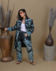 Mavricks Blue - Swing Coat Suit Set