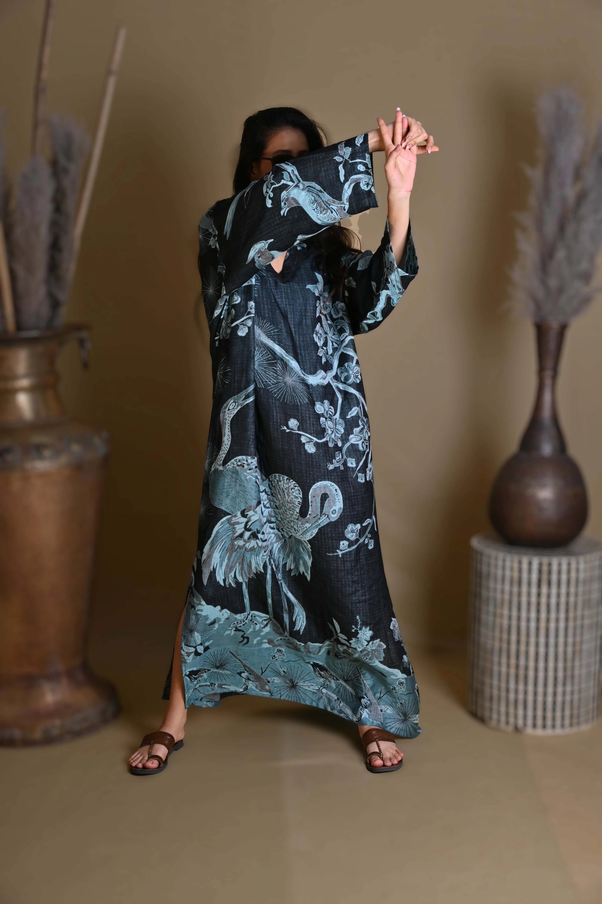 Mavricks Blue - Kimono Kaftan