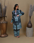 Mavricks Blue - Swing Coat Suit Set