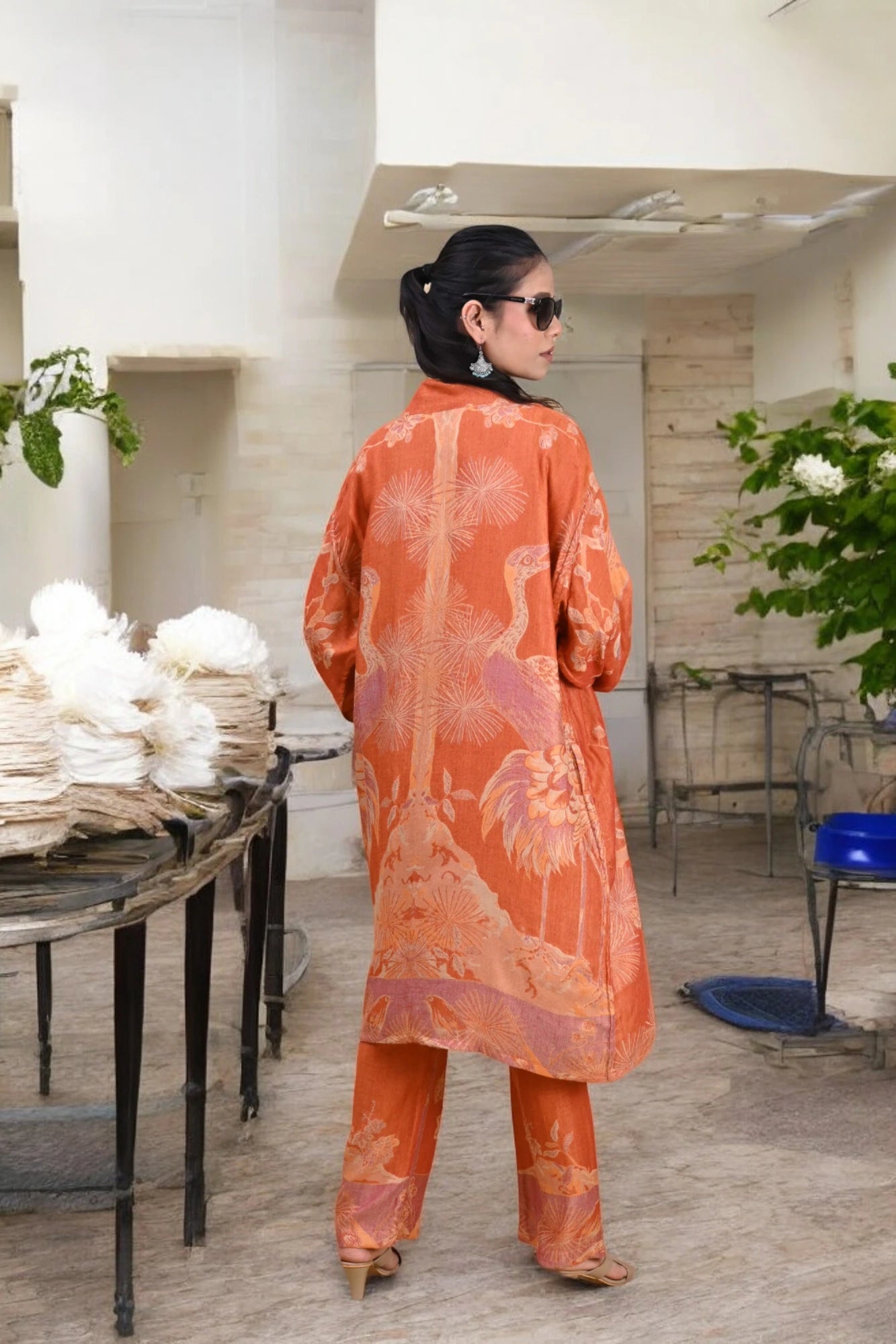 Orange Light - Robe Kaftan