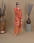 Orange Light - Jodhpur Suit Set