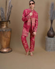 Raspberry - Jodhpur Suit Set