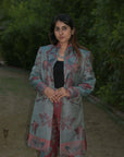 Red and Blue - Jodhpur Suit Set