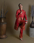 Red Sun - Jodhpur Suit Set