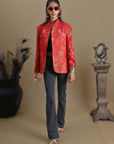 Red Sun - Swing Coat Jacket