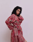 Salmon Pink- Robe Kaftan