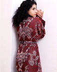 Wine Night Red - Robe Kaftan