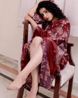 Wine Night Red - Robe Kaftan