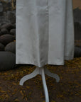 White- White Cream Silk - Dress Coat Jacket